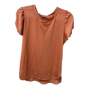 NWT Cupio Rose Dawn Puff Sleeve T-Shirt SzLarge CBTP01471M Soft Stretch Knit Top